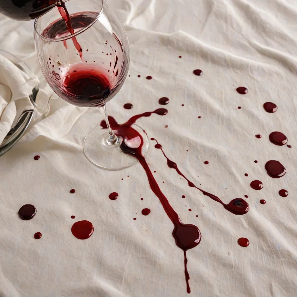 Jak usunąć plamy z czerwonego wina?
