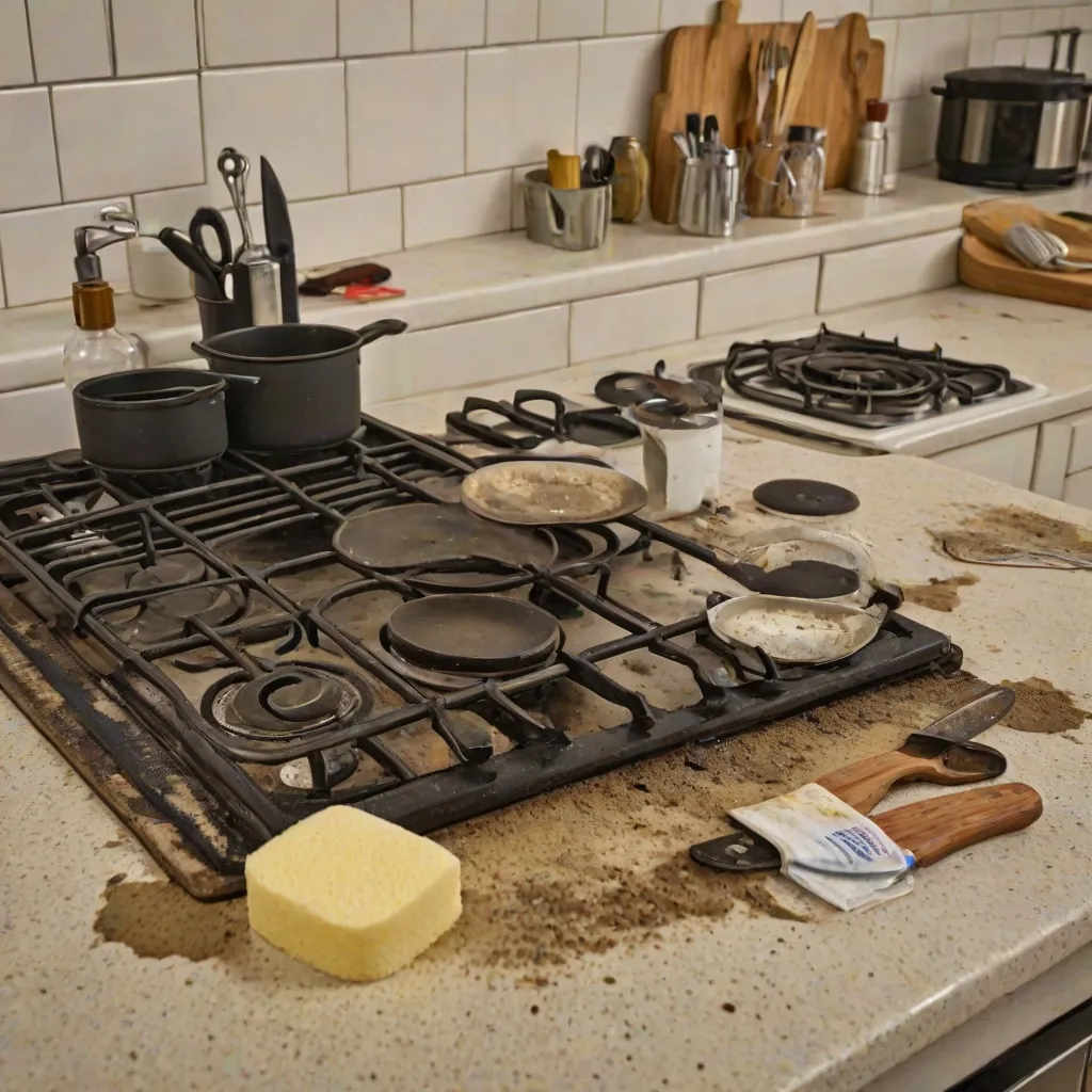 Jak wyczyścić przypaloną płytę ceramiczną?