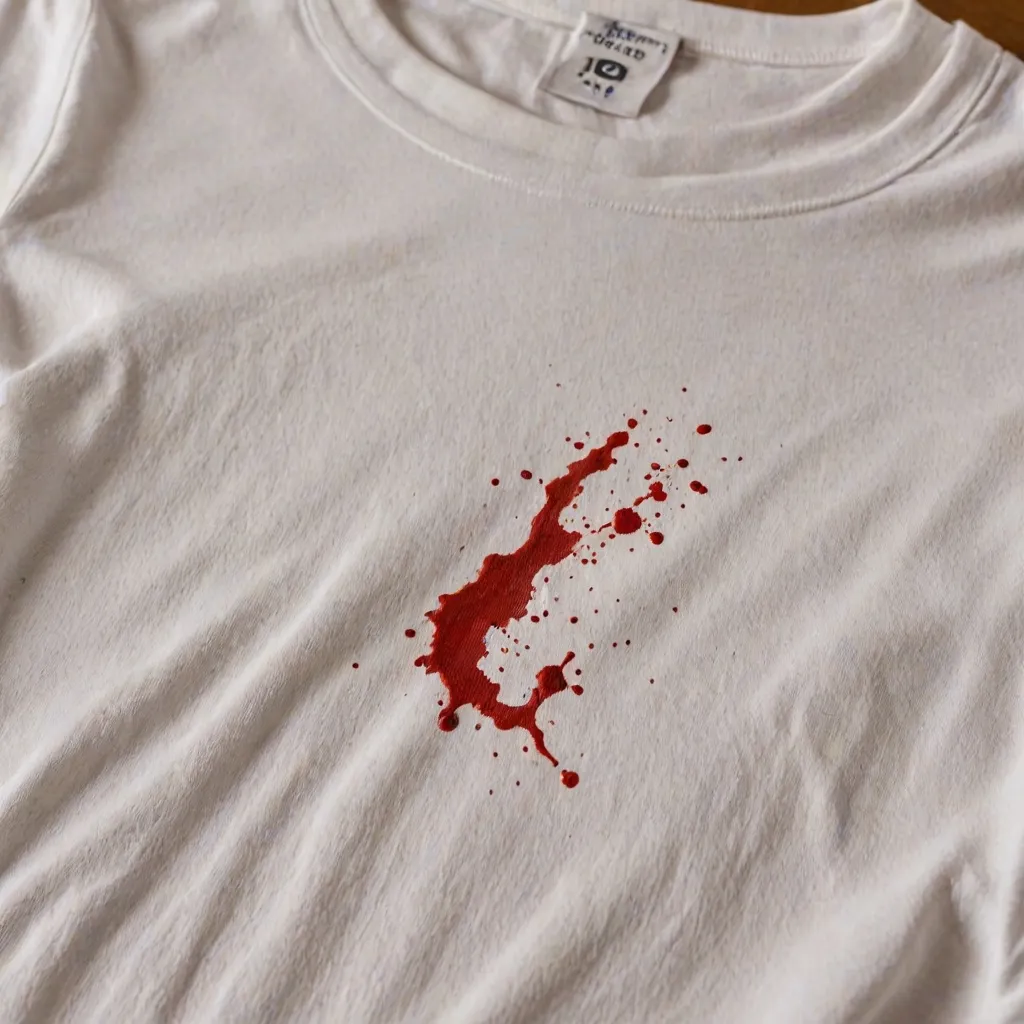 Jak usunąć plamy z krwi z ubrań?